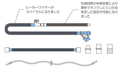 呼吸回路1207　ヒーター付き