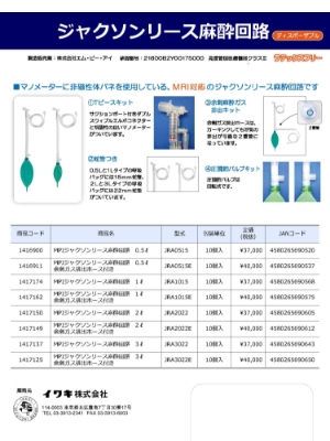 ジャクソンリース麻酔回路